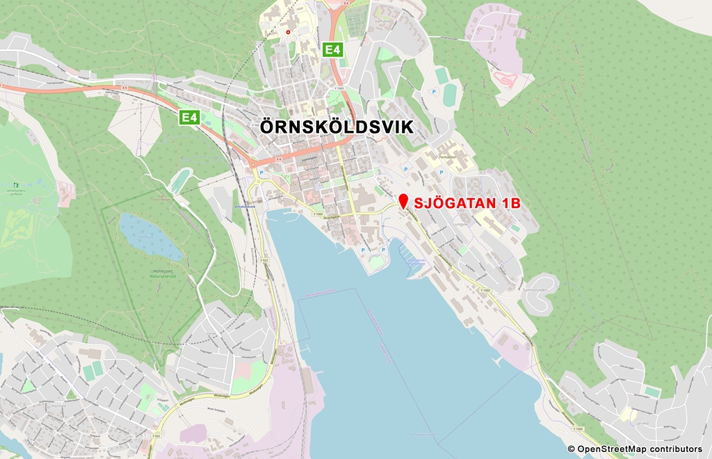 Karta_Örnsköldsvik_Sjögatan-1B_OpenStreetMap